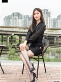 SIW Sven Media 049 Black tulle Long sleeve neck ribbon Dress - Zhen Zhen(17)